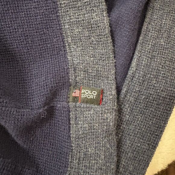 Vintage Polo Sport Ralph Lauren Rugby Mens Short Sleeve XXL Yellow & Navy Casual - Picture 4 of 7